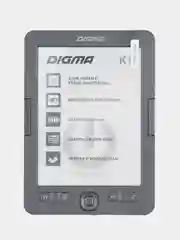 Электронная книга Digma K1, 6", E-ink HD Pearl, 128Mb/4Gb/microSDHC