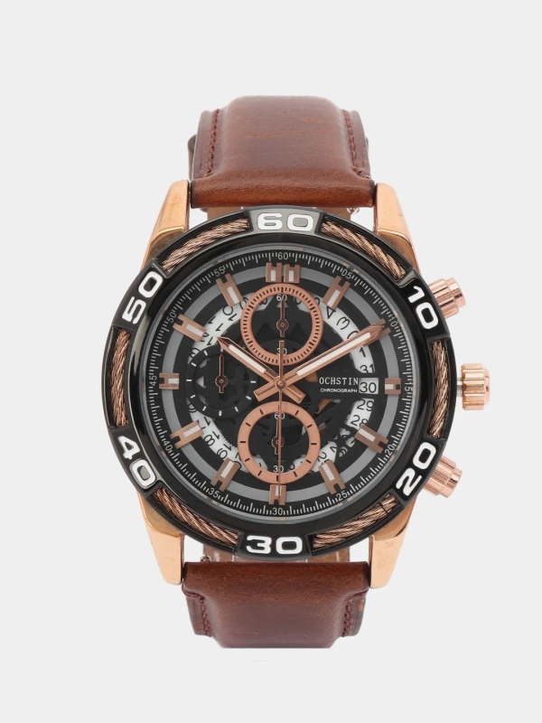 Мужские наручные часы Ochstin 6114A с хронографом в подарочной упаковке