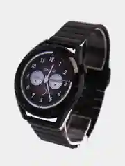 Серебряный смарт-часы мужские 4 series, умные, круглые, 46 мм
