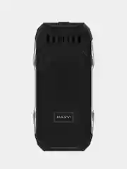 Черный мобильный телефон Maxvi T101, прочный корпус, аккумулятор 4000 мАч, функция Power Bank