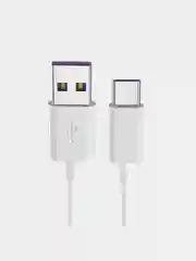 Кабель TYPE C - USB для быстрой зарядки смартфона с гнездом тайп си, провод, шнур 5А