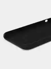 Черный чехол для iPhone 12 11 XR XS 7 8 SE Plus Pro Max силиконовый айфон