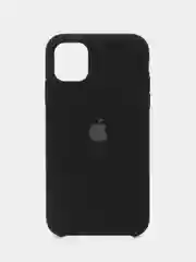 Черный чехол для iPhone 12 11 XR XS 7 8 SE Plus Pro Max силиконовый айфон
