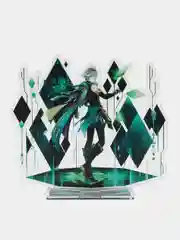 Зелёный хаки фигурка Genshin Impact, акриловая