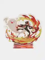 Красный фигурка Genshin Impact, акриловая