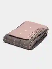 Коралловый меланж комплект ЕВРО (одеяло облегченное 200*220 + простыня 220*240+наволочки 50*70 (2 шт) и 70*70 (2 шт)