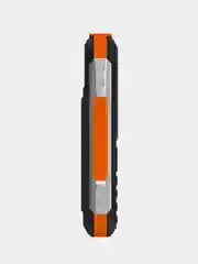 Оранжевый мобильный телефон Maxvi T100, прочный корпус, аккумулятор 1500 мАч, функция Power Bank