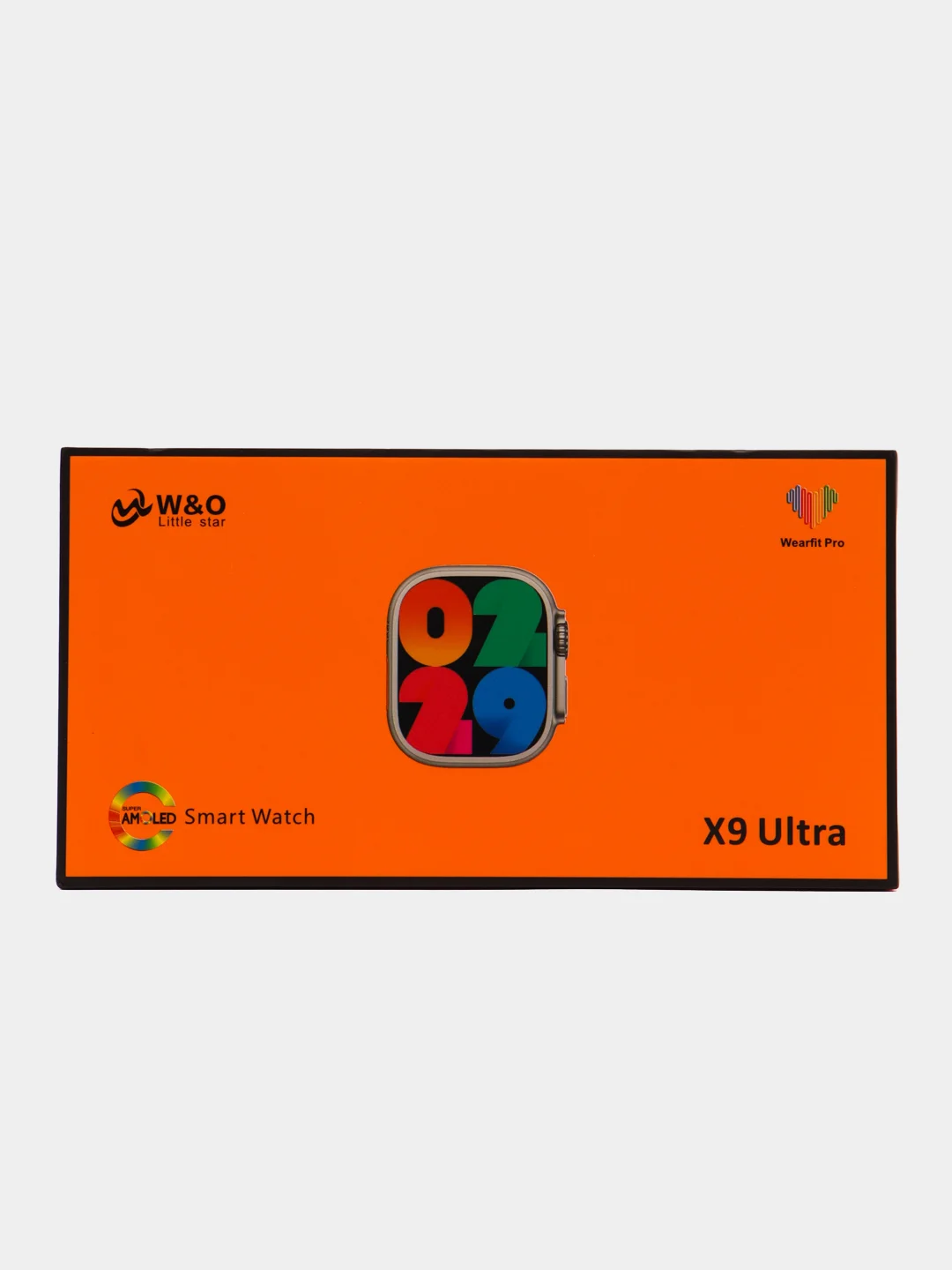 Оранжевый смарт-часы x9 Ultra series, умные, унисекс