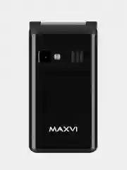Синий мобильный телефон-раскладушка Maxvi E9