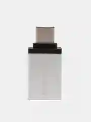 Переходник - адаптер Borofone BV3 Type-C - USB OTG серебристый
