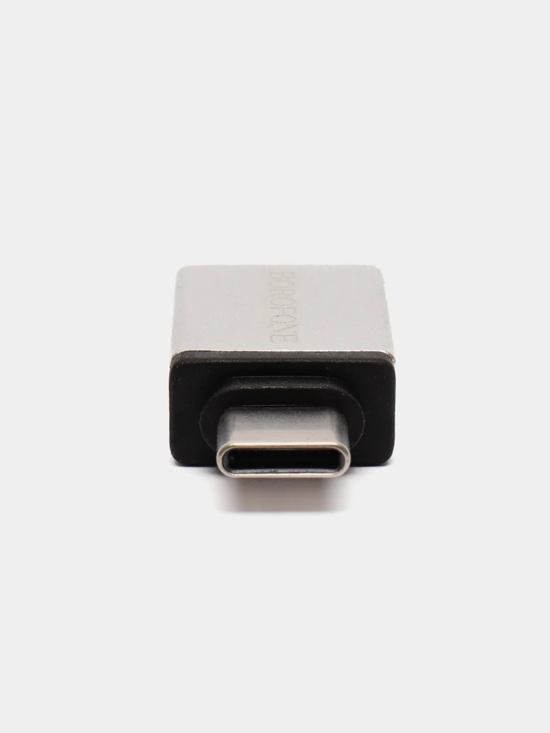 Переходник - адаптер Borofone BV3 Type-C - USB OTG серебристый