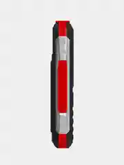Красный мобильный телефон Maxvi T100, прочный корпус, аккумулятор 1500 мАч, функция Power Bank