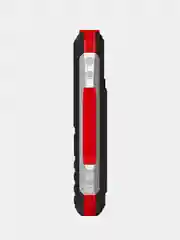 Красный мобильный телефон Maxvi T100, прочный корпус, аккумулятор 1500 мАч, функция Power Bank