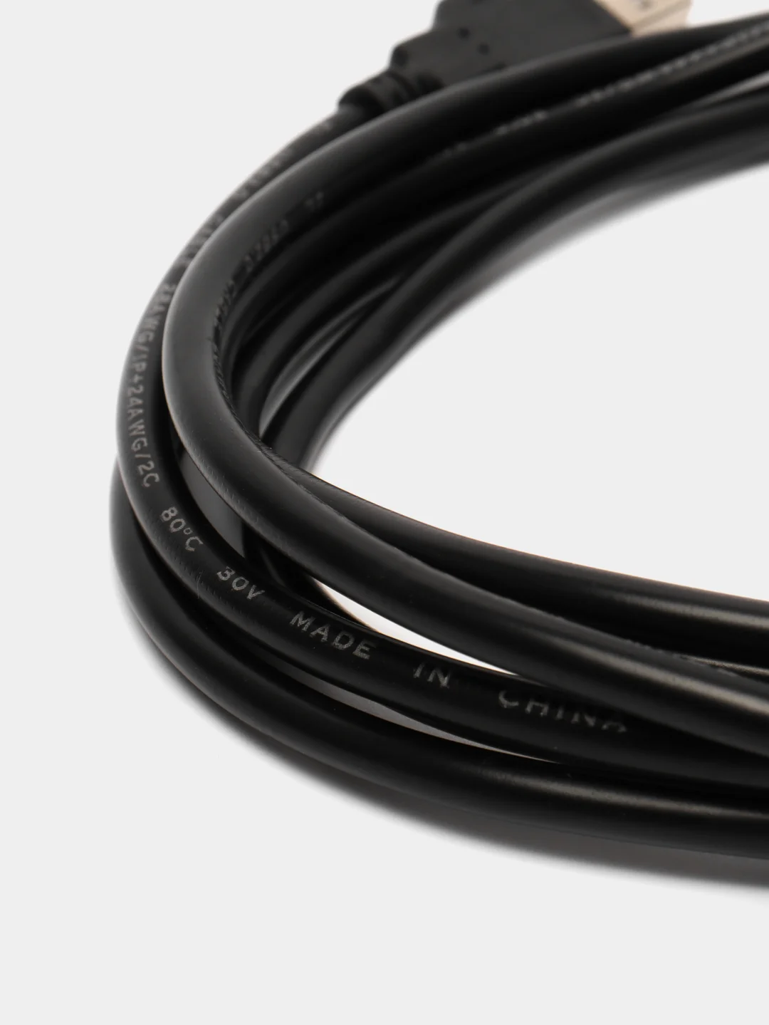 Кабель удлинитель 3.0м USB 2.0 AM(USB)-AM папа-папа с фильтром AA, черный