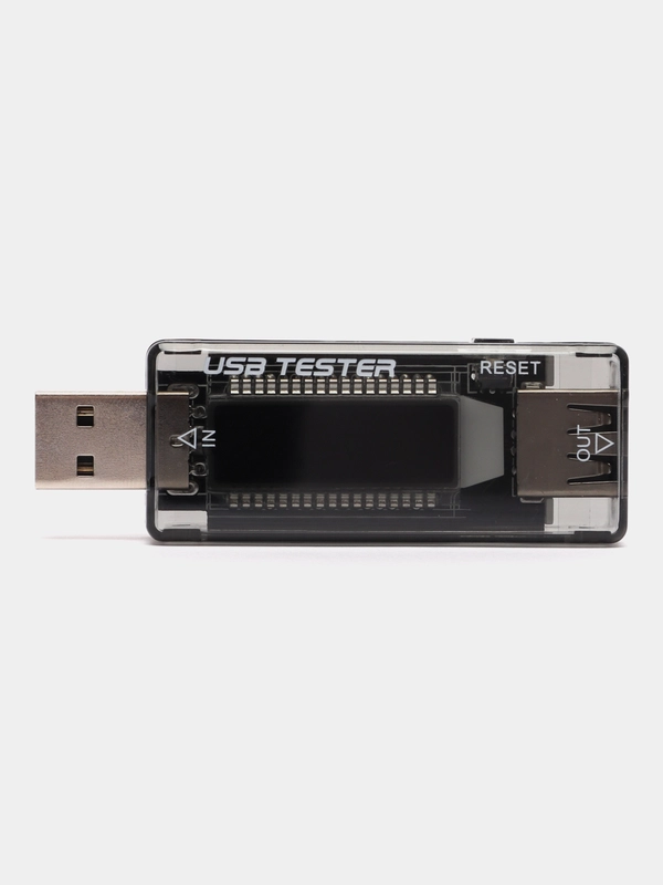 USB тестер Rezer RTS-2 (USB, 3.5-20В, 0-3.3А, 0-99ч, поддержка QC 2.0)