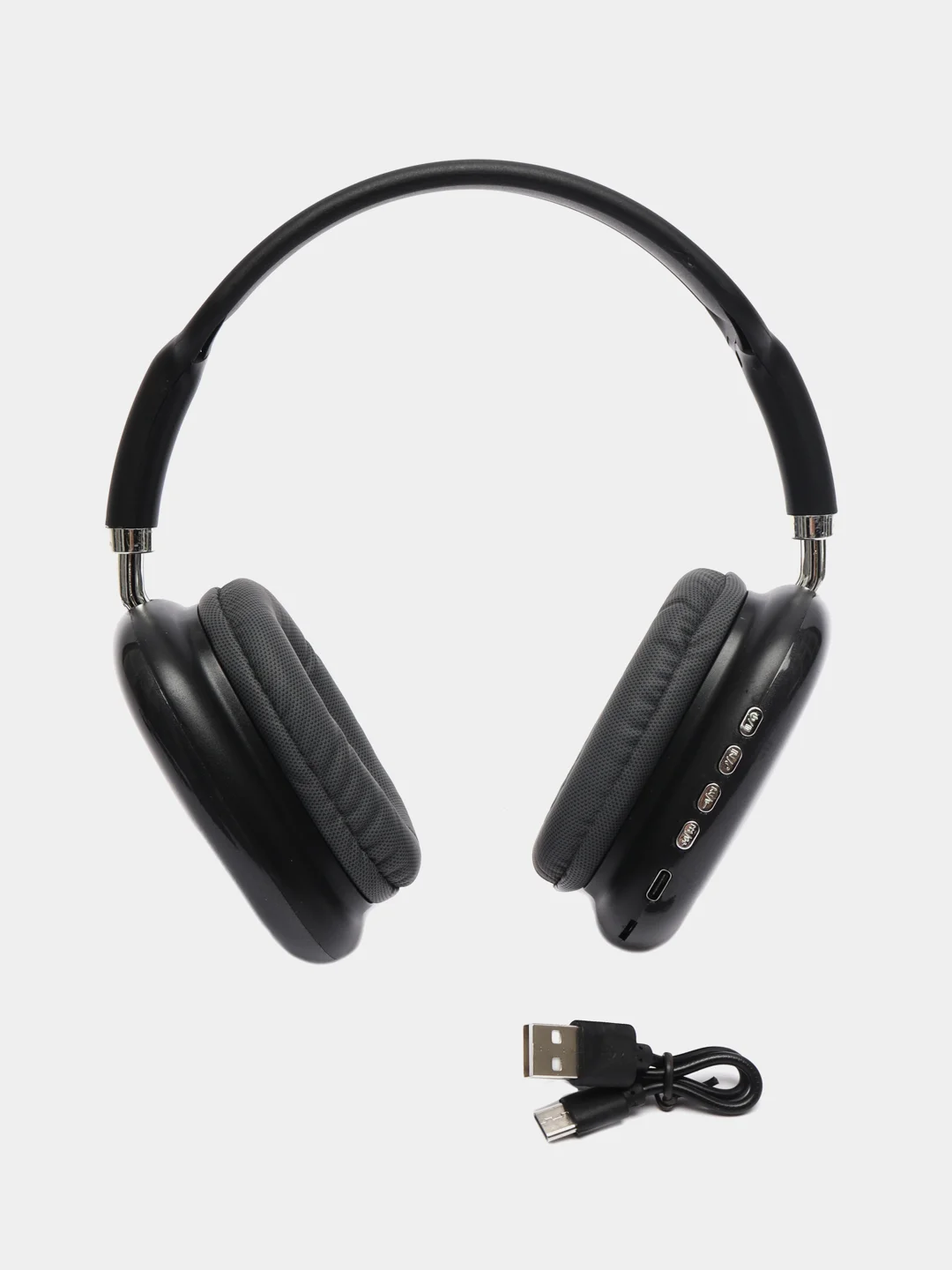 Черный беспроводные наушники P9 Bluetooth 5.0 с микрофоном, FM SD Mp3