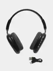 Черный беспроводные наушники P9 Bluetooth 5.0 с микрофоном, FM SD Mp3