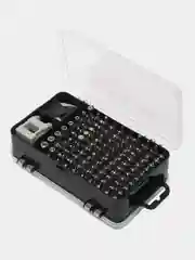 Тёмно-серый отвертка с набором бит из хромванадиевой стали CR-V 119 и 115 в 1