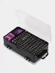 Тёмно-розовый отвертка с набором бит из хромванадиевой стали CR-V 119 и 115 в 1