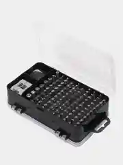 Серый отвертка с набором бит из хромванадиевой стали CR-V 119 и 115 в 1
