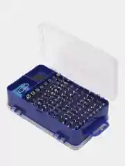 Синий отвертка с набором бит из хромванадиевой стали CR-V 119 и 115 в 1