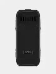 Черный мобильный телефон Maxvi T100, прочный корпус, аккумулятор 1500 мАч, функция Power Bank