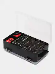 Тёмно-бордовый отвертка с набором бит из хромванадиевой стали CR-V 119 и 115 в 1