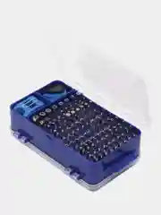 Темно-синий отвертка с набором бит из хромванадиевой стали CR-V 119 и 115 в 1