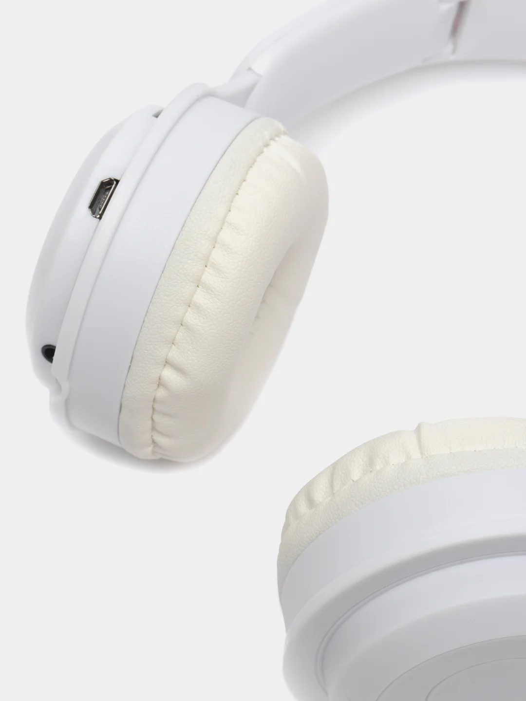 Белый беспроводные наушники Y08 Bluetooth 5.0 с микрофоном, FM SD Mp3