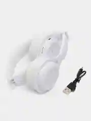 Белый беспроводные наушники Y08 Bluetooth 5.0 с микрофоном, FM SD Mp3