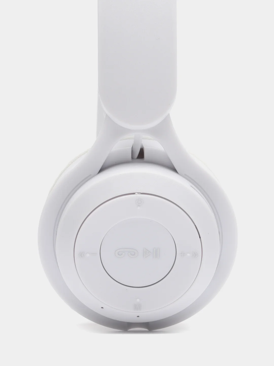 Белый беспроводные наушники Y08 Bluetooth 5.0 с микрофоном, FM SD Mp3