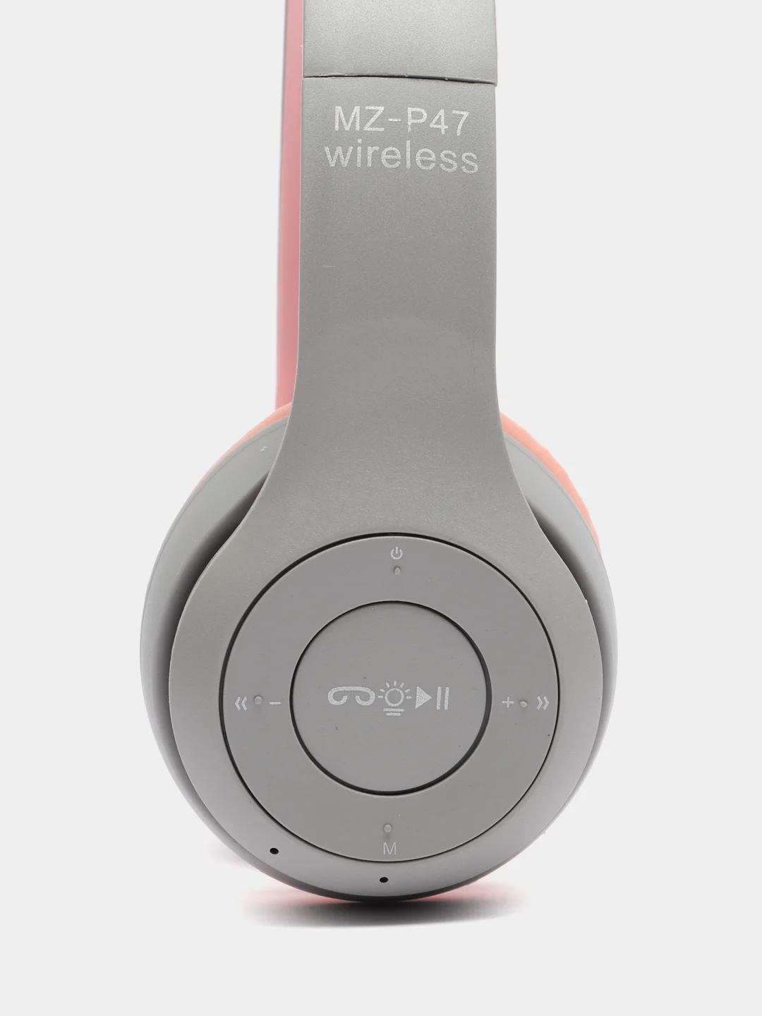 Синий беспроводные наушники светящиеся, ушки кошки MZ-P47 Bluetooth 5.0 с микрофоном, FM SD Mp3