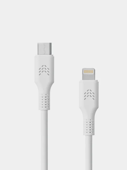 Зарядное устройство ROCKET Space Combo 20W USB-C + кабель Type C / Lightning