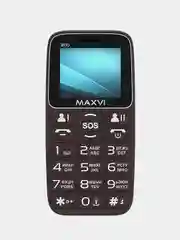 Коричневый мобильный телефон Maxvi B110, аккумулятор 1000 мАч, быстрый набор номера