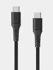 Черный зарядный кабель Rocket Contact TPE USB-C/USB-C 1 м