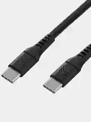 Черный зарядный кабель Rocket Contact TPE USB-C/USB-C 1 м