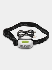 Фонарь налобный светодиодный HeadLamp B3, с литиевым аккумулятором и сенсорным управлением