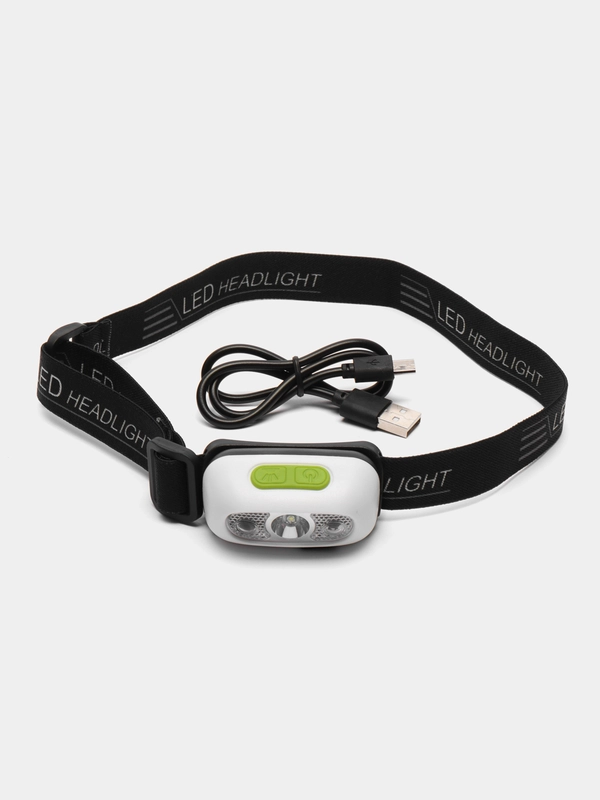 Фонарь налобный светодиодный HeadLamp B3, с литиевым аккумулятором и сенсорным управлением