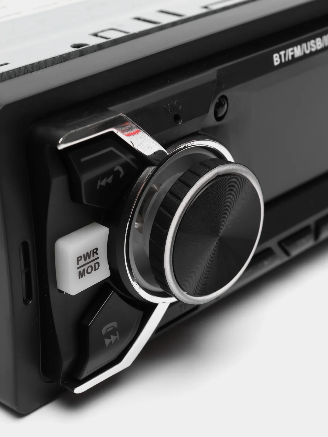 Автомагнитола / магнитола автомобильная 1 DIN, Bluetooth, AUX, USB, 7 цветов подсветки