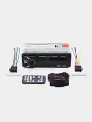 Автомагнитола / магнитола автомобильная 1 DIN, Bluetooth, AUX, USB, 7 цветов подсветки