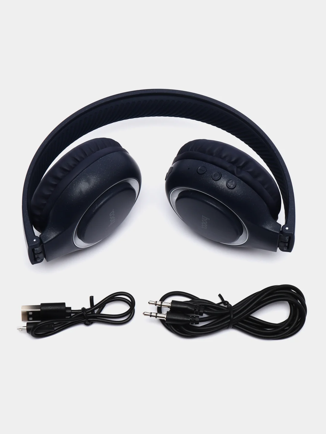 Синий наушники беспроводные Hoco W41, полноразмерная Bluetooth гарнитура