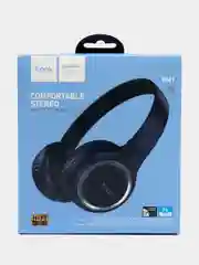 Синий наушники беспроводные Hoco W41, полноразмерная Bluetooth гарнитура