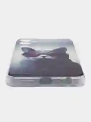 Синий меланж чехол на Tecno Pova Neo 2 / Текно Пова Нео 2 прозрачный, с рисунком, защита камеры