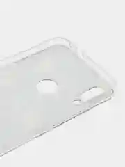 Серый металлик силиконовый чехол на Xiaomi Redmi Note 7 / Сяоми Редми Нот 7 прозрачный, с рисунком