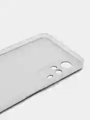 Серый меланж силиконовый чехол на Vivo Y31/Y53s 4G / Виво Y31 прозрачный, с рисунком, защита камеры