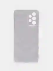 Лавандовый чехол силиконовый на Samsung Galaxy A23 / Самсунг А23 прозрачный с рисунком, защита камеры