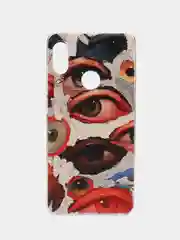 Кремовый чехол на Xiaomi Redmi Note 5/Note 5 Pro / Сяоми Редми Нот 5/5 Про прозрачный, с рисунком
