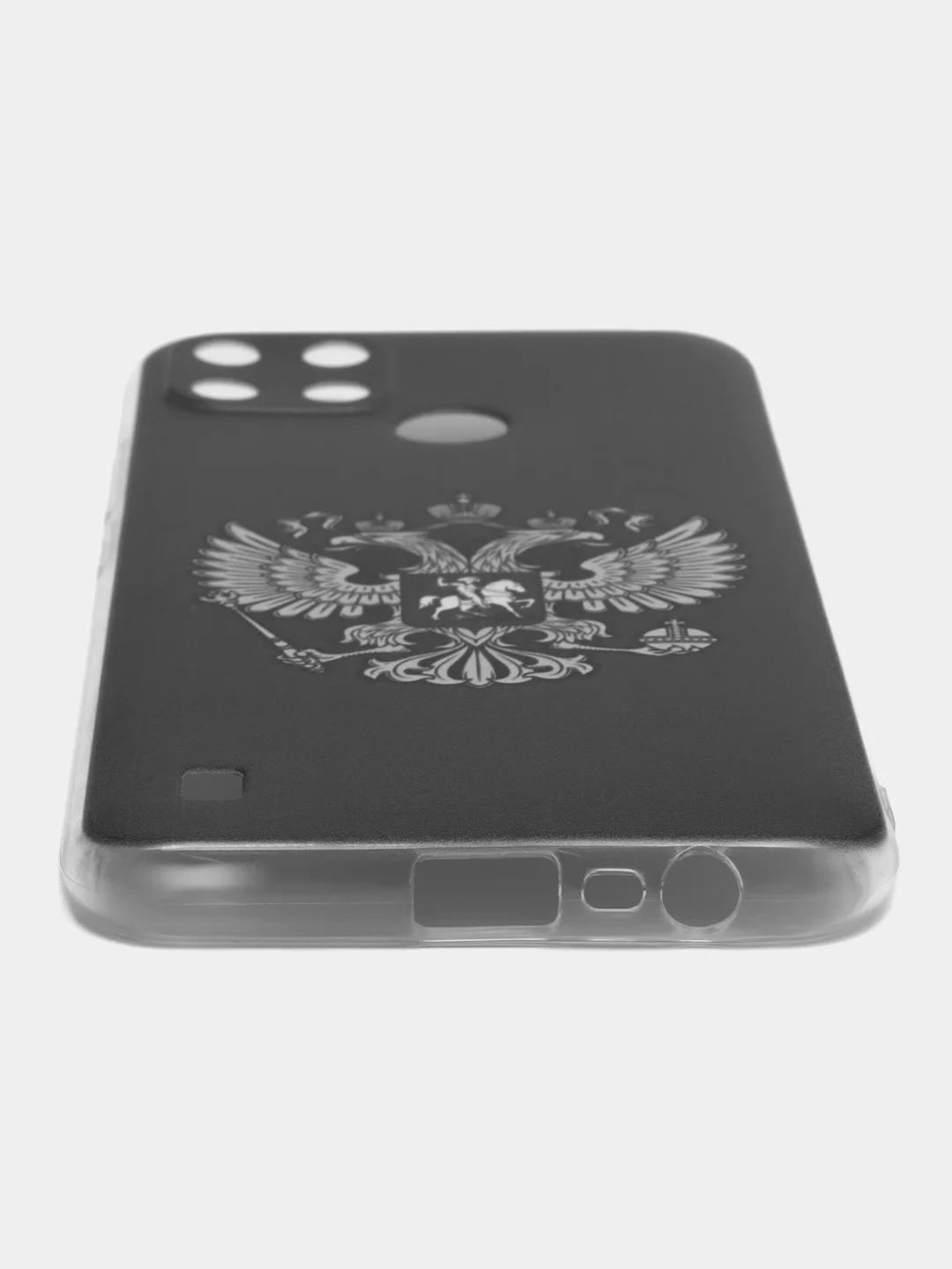 Приглушённый хаки силиконовый чехол на Oppo Realme C21Y/C25Y / Оппо Реалми C21Y/C25Y прозрачный, с рисунком