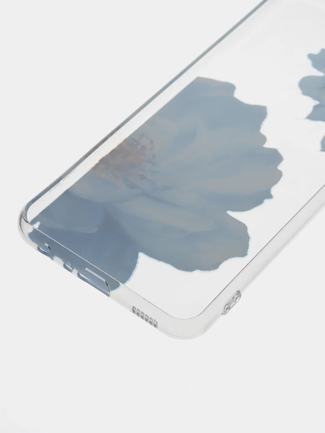 Лазурный чехол силиконовый на Samsung Galaxy A23 / Самсунг А23 прозрачный с рисунком, защита камеры