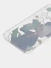 Лесной зеленый чехол на Tecno Pova Neo 2 / Текно Пова Нео 2 прозрачный, с рисунком, защита камеры